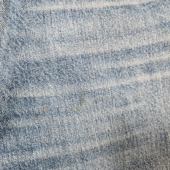 Abercrombie & Fitch Jeans Men 32x32 Blue Rustin Athletic Slim Camo Distressed - Picture 5 of 8